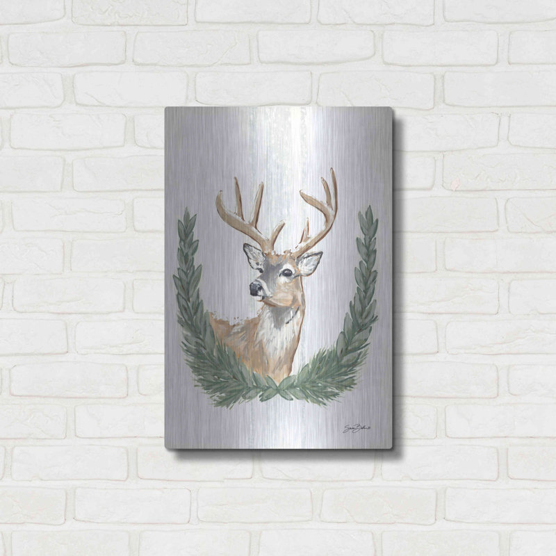 " Arctic Winter Deer " Print, 24" H x 16" W