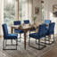 Ensemble de chaises d'appoint en chenille 19,9 po H (ensemble de 6)-689483829-680317807