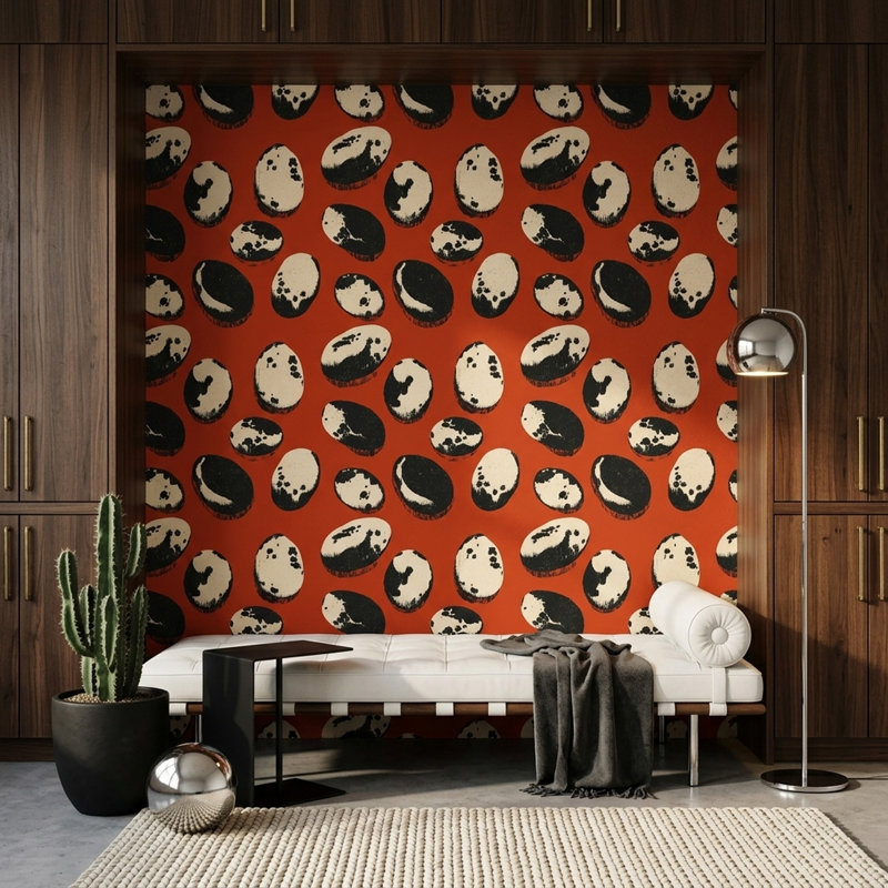 Papier peint mural Mid-Century, Textured Non-Pasted