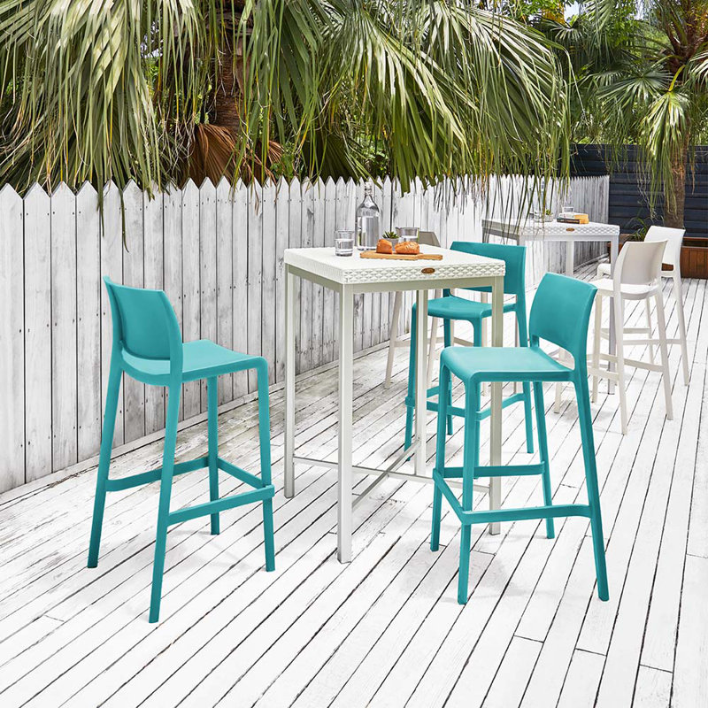 Tabouret de bar Sensilla, Bleu turc