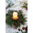 Set of 3 Ivory LED Candles with Remote Timer