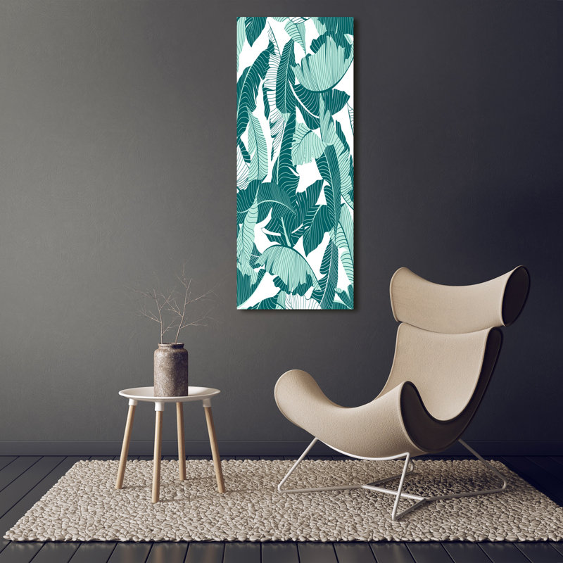 Tropical Leaves - Wrapped Canvas Print