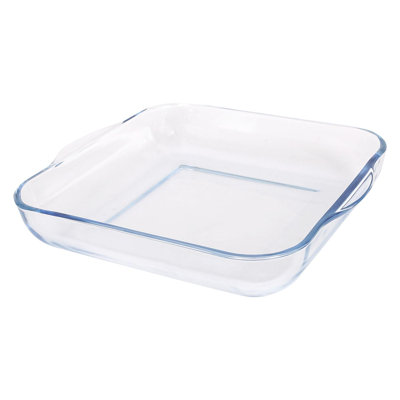 Argon Tableware Square Glass Baker Bakeware