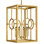 Hampton 6 - Light Candle Style Rectangle Chandelier