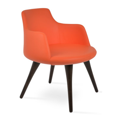 Chaise avec accoudoirs en bois Dervish
