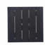 Table d'appoint ELLA SQUARE, noir