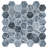 Channing 2-in. Hexagon Honeycomb Marble Look Glossy Natural Stone Wall & Floor Mosaic Tile-50210688