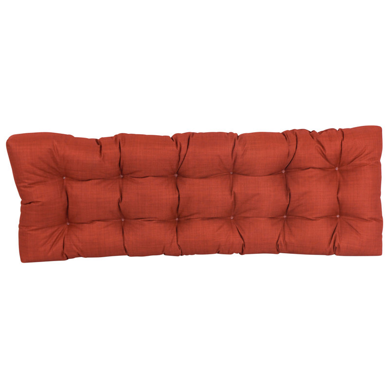 Outdoor 5'' Bench Seat Cushion, 55" W x 19" D, Cinnamon