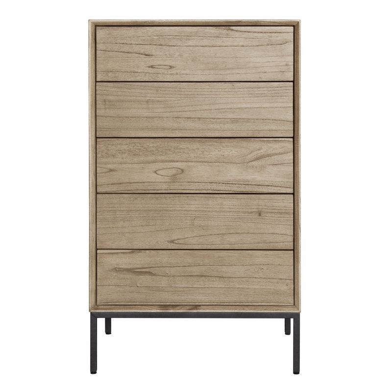 Josie 26.5'' W 5 - Drawer Dresser, Drifted Sand