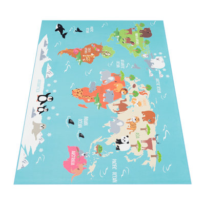 Molina Flatweave Turquoise Rug