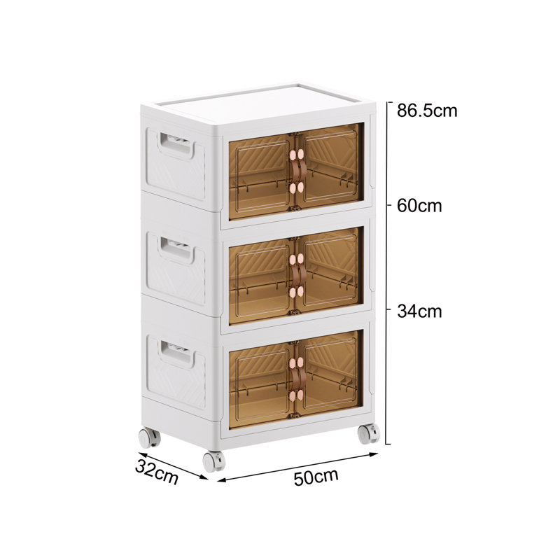 17 Stories Plastic Storage Cabinet