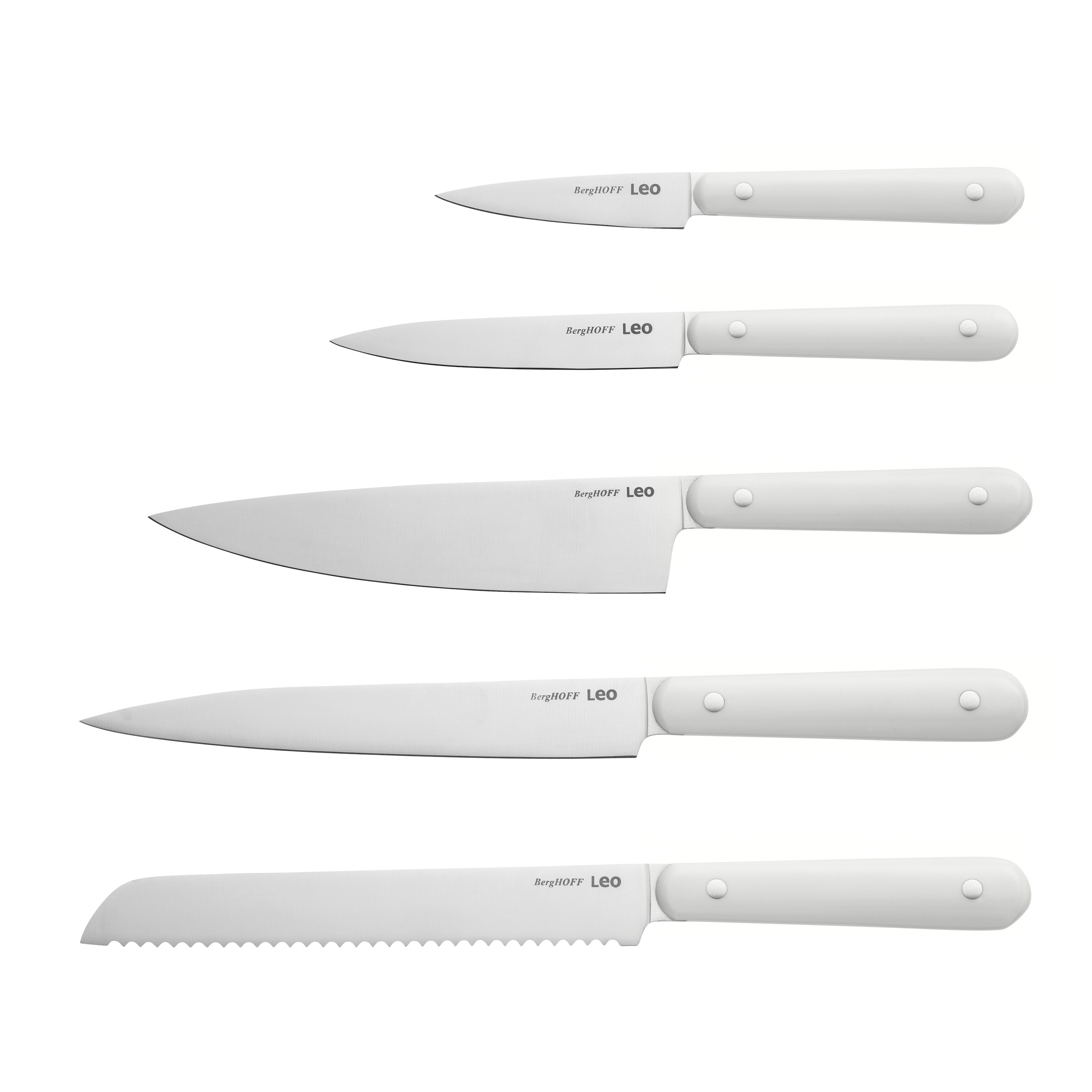 BergHOFF Spirit Stainless Steel 5pc Complete Knife Set