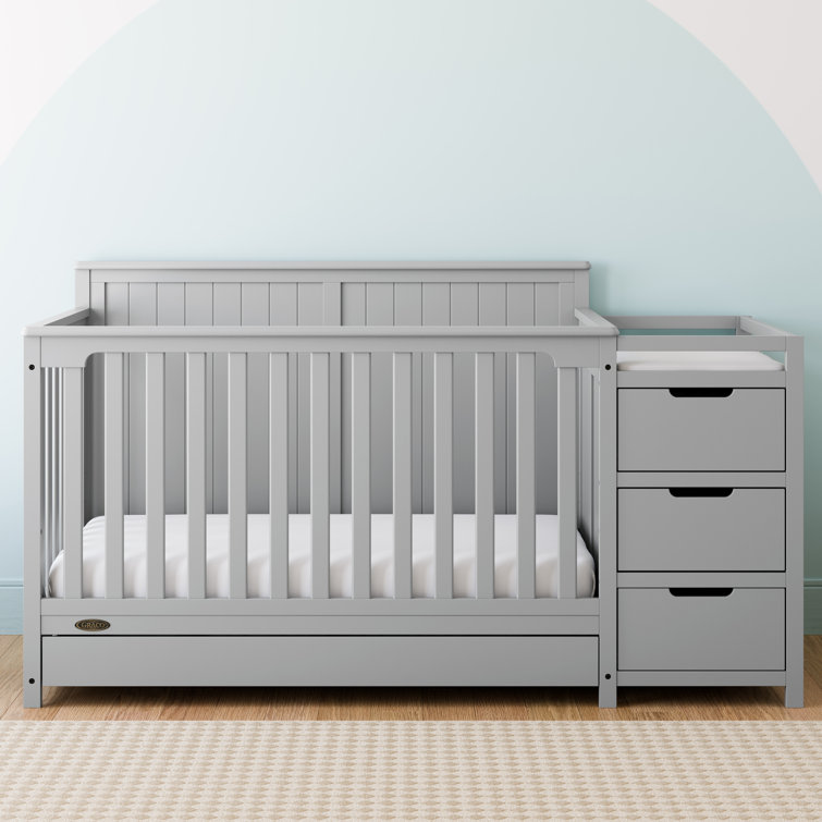 Graco Hadley 5-in-1 Convertible Crib and Changer with Storage