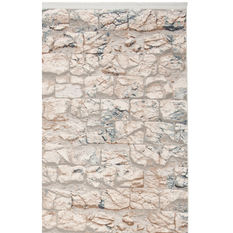 Tapis beige Cueva, Rectangle 4' x 6'
