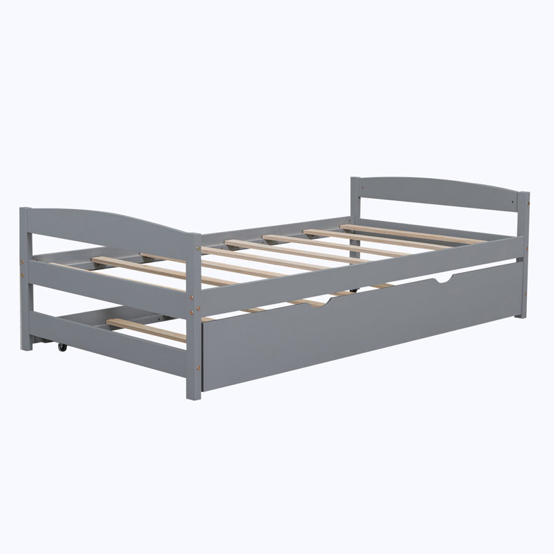 Marshilah Solid Wood Daybed, Gray
