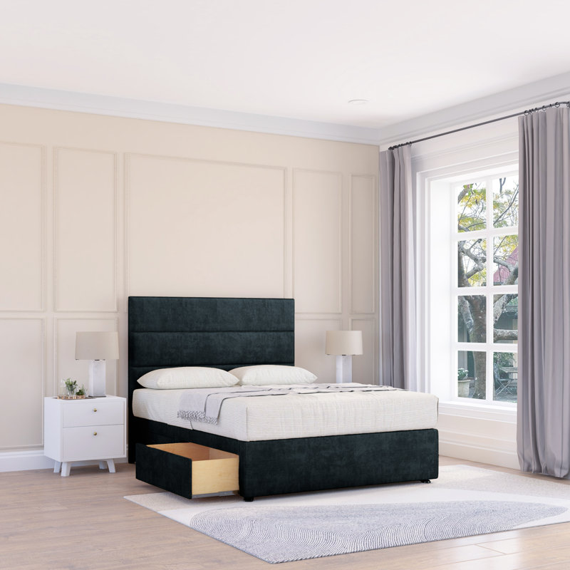 Bed, Black, Double (4'6)