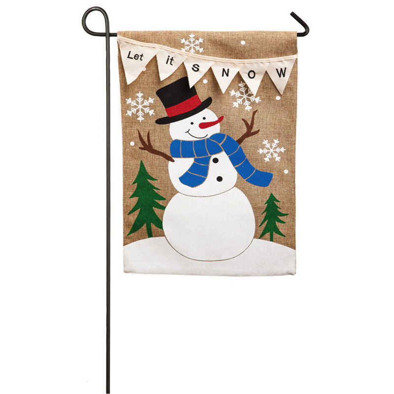 Drapeau de jardin «Dorn Let it Snow»