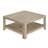 Square Coffee Table With Storage,Ash