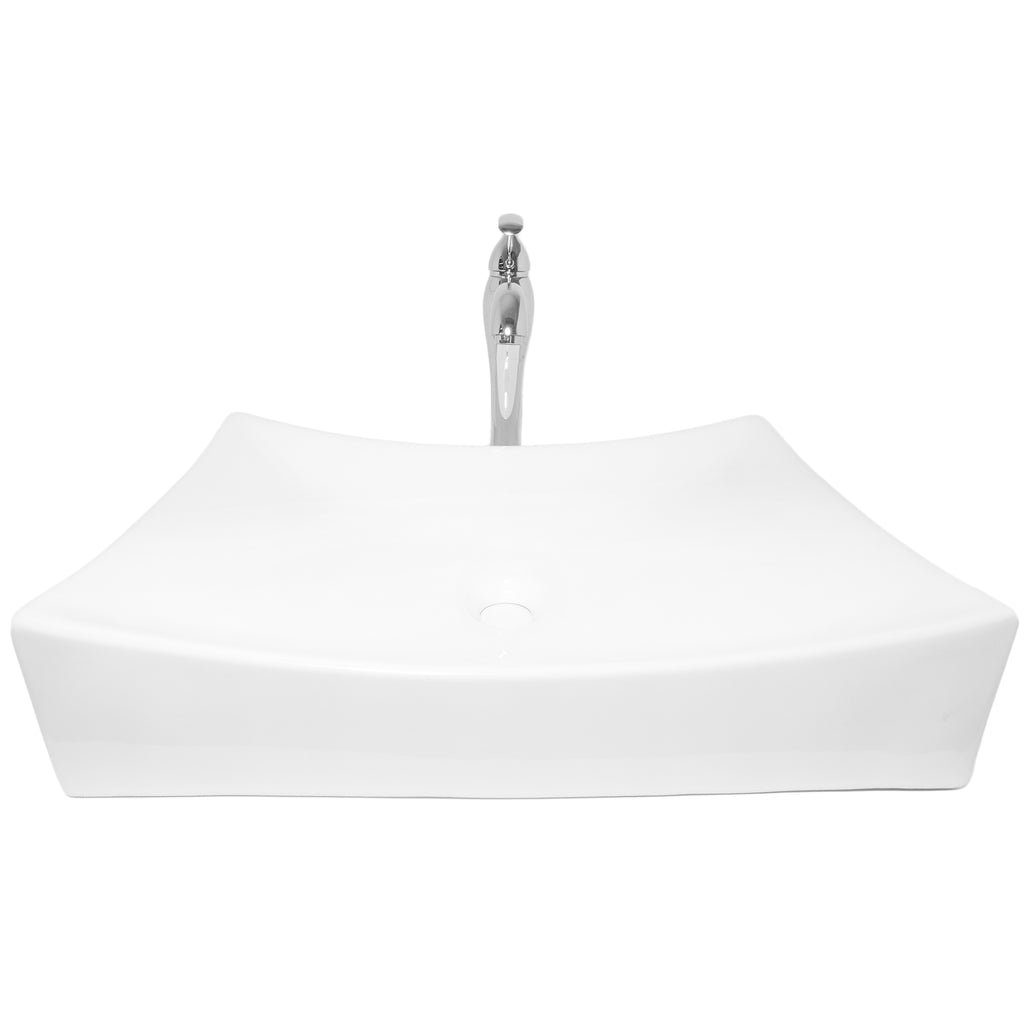 El Croquis177/178LACATON&VASSALラカトン&ヴァッサ Novatto 13.75'' Porcelain Square Bathroom Sink with Faucet