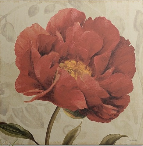 « ii c » par lisa audit, reproduction d’art Floral Romance, H 35 po x l 35 po x P 1,5 po, Toile