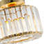 Addah Crystal Flush Mount