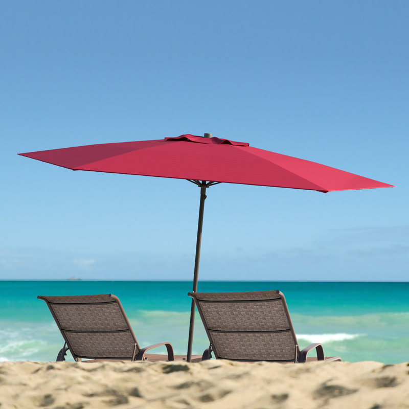 Parasol de plage 7,5 pi Brennen, Vin rouge