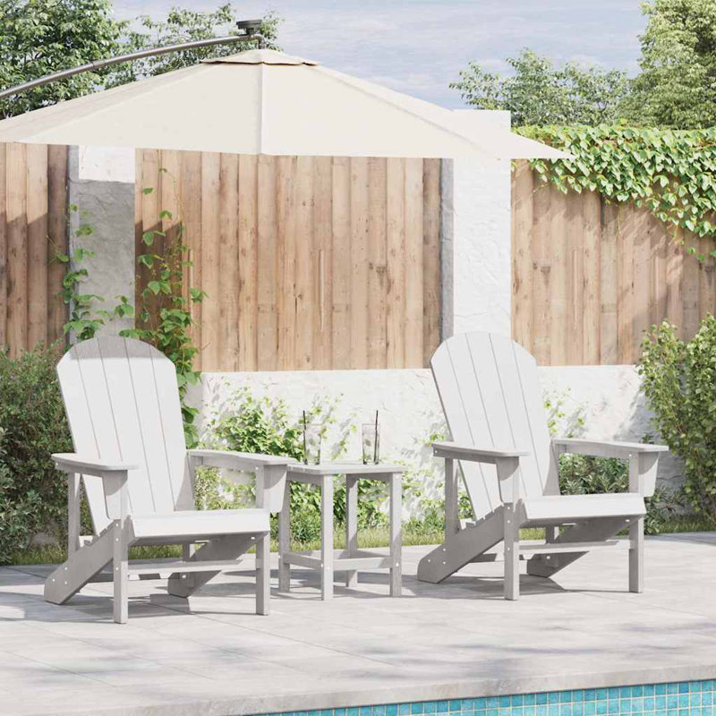 Outdoor Adirondack Chair, White