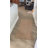 Machine Washable Cotton Area Rug with Non-Slip Backing， Tan/Brown-1340317807