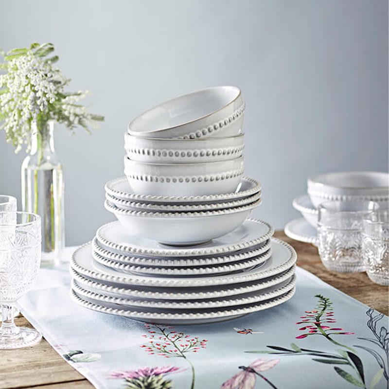 MM Living Bobble Pasta Bowl - Glacier, White