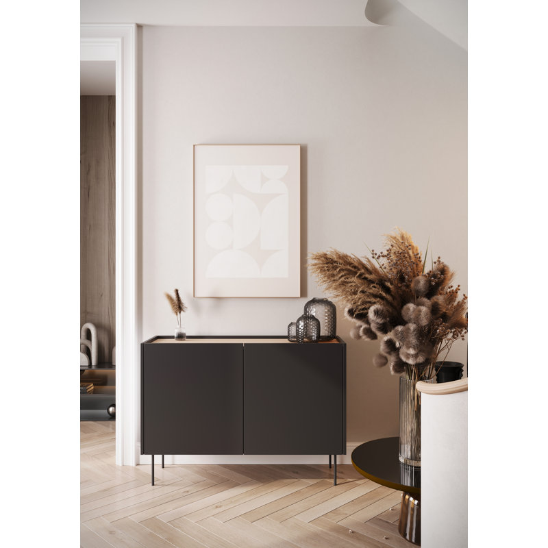 Bobak 120cm Sideboard, Black