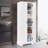Storage Cabinet With Two Doors, Adjustable Shelf, Mdf Board - Ideal For Bathroom & Office Organization-64221010