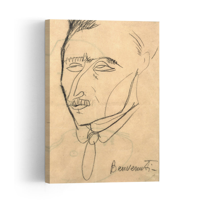 Aristide Sommati, C.1908 Abstract Contemporary Portrait Wall Art Print, 45.72cm H x 30.48cm W