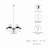 Modway Stellar 5-Light Chandelier-1317000825