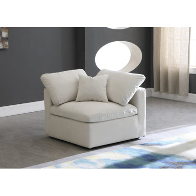 Siège modulaire en velours 35 po Ativa