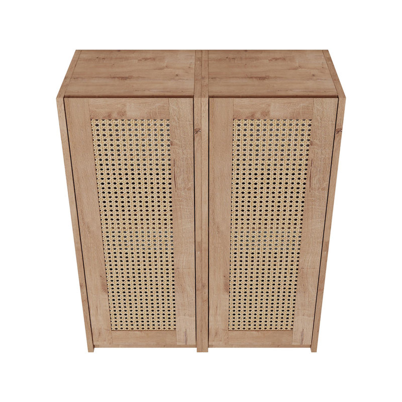 24" Bathroom Side Cabinet,Soft Close Doors,Float Mounting Design,(KD-Packing)