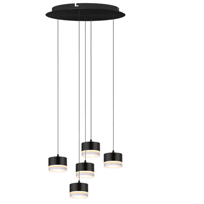 Luminaire suspendu tambour à 5 lumières Barnsdall