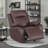 Edder 36.8'' Wide Modern Upholstered Manual Recliner Sofa-363550201