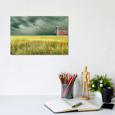 Yellow Field by James McLoughlin - Wrapped Canvas Print