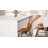 Faux Leather Swivel Upholstered Counter & Bar Stool With Metal Frame (Set of 6)-1244242196