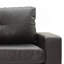 Canapé modulaire G464A-S Newbury, brun foncé
