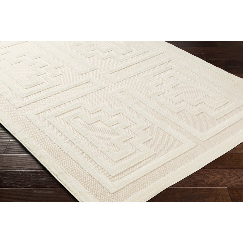 Tapis Boudicca beige, Rectangle 6 pi 7 po x 9 pi