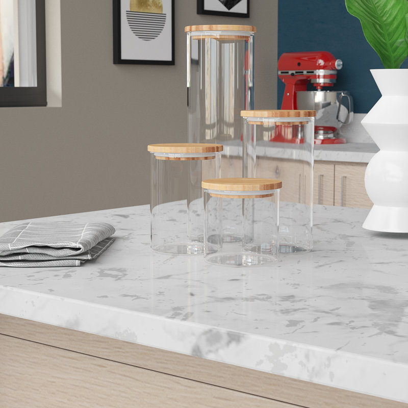 Moraga 4 Piece Kitchen Canister Set - Thumbnail 2