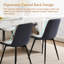 Chaise rembourrée en similicuir moderne-204951179
