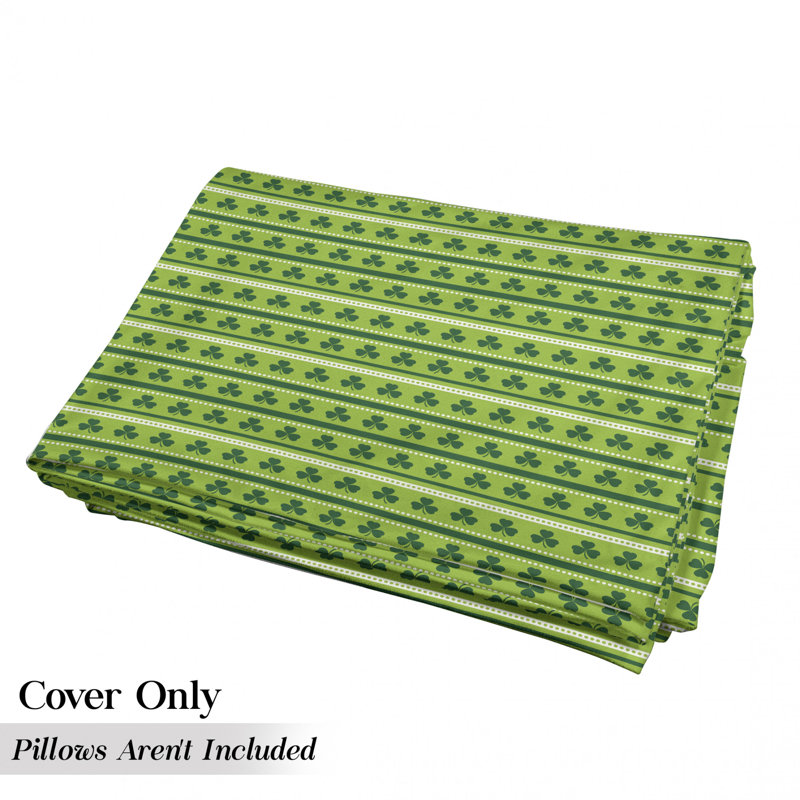 Housse de coussin pour l'extérieur Irish Clovers, H 2 po x l 27 po x P 88 po