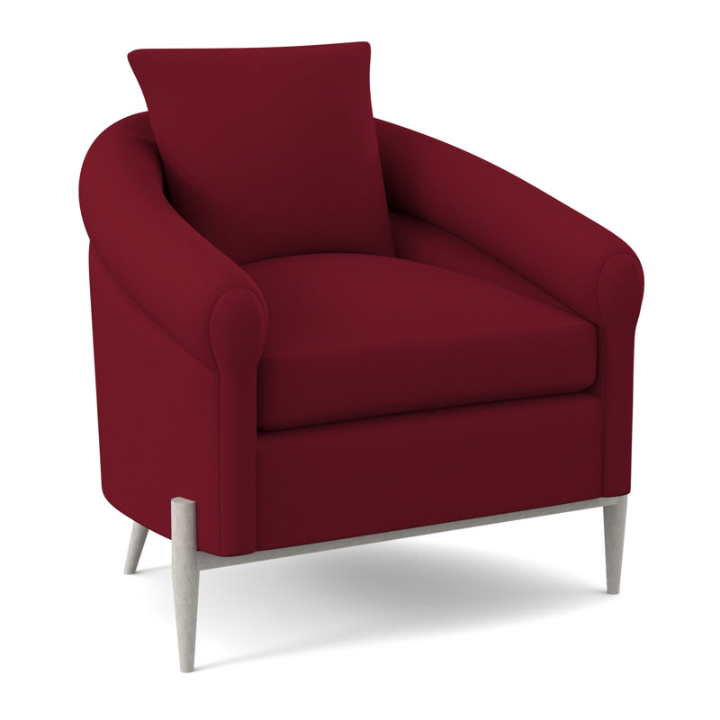 Chaise Jaxson, Bisque, Mélange de polyester rouge à lèvres Margaret