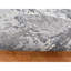 Tapis rond gris en laine et soie pure de conception abstraite 8 pi 1 po x 8 pi 1 po 6388300FCE3142FE86B8C7E7AC7D9D7F