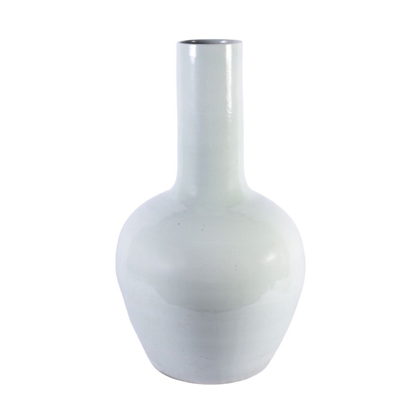 Handmade Floor Vase, Mint Green