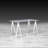Hacienda Glass Top Metal Base Writing Desk-517420131