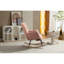 Chaise berçante en tissu Teddy-797682989