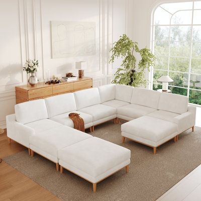 Canapé modulaire rembourré Bourbeau